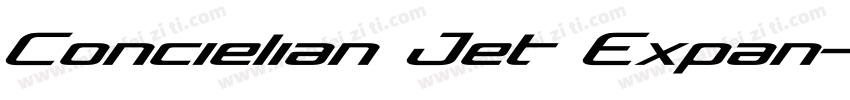 Concielian Jet Expan字体转换